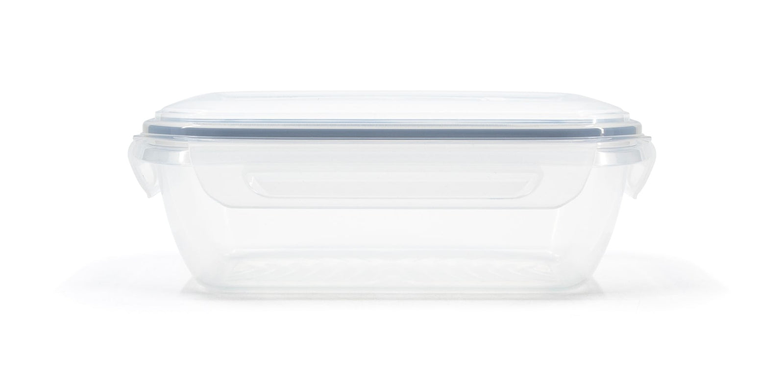 Clear Rectangular Clear Food Storage Container with Leakproof Lid, Nestable, 1.3-L K7Z4 - product image 1