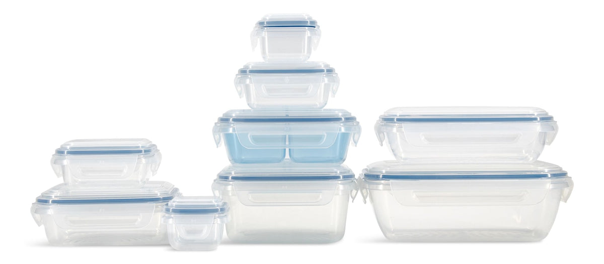 Food Storage Container Set with Airtight & Leakproof Seal, Nestable, 9 Count B9G0 - product image 1