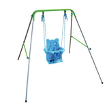 Outdoor Foldable Metal/Steel Swing Set, Ages 12-36 Months, 55-lb Capacity E9A6 - product image 1