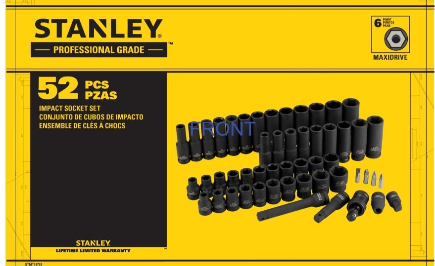 Pro 1/2-in Impact Socket Set, 52-pc N2K7 - product image 2