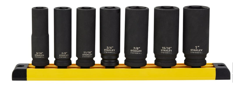 Pro 1/2-in Impact Socket Set, SAE, 7-pc Y0C4