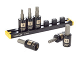 Professional Grade Black Chrome Hex Bit Socket Set, Metric, 6-pc X1W8 - product image 2