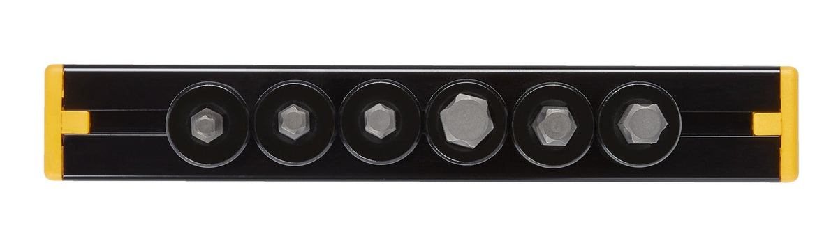 Professional Grade Black Chrome Hex Bit Socket Set, Metric, 6-pc X1W8 - product image 4