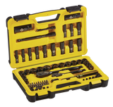 Professional Grade Black Chrome Socket Set, 70-pc, SAE/Metric X0Z9 - product image 2