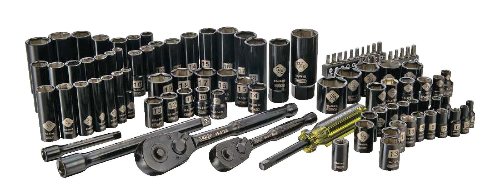 Professional Grade Black Chrome Socket Set, 99-pc, SAE/Metric Z9I9 - product image 4