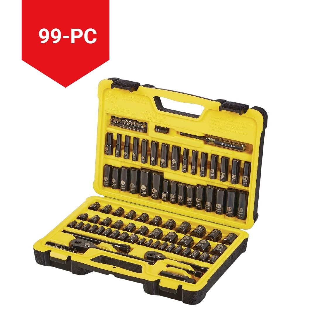 Professional Grade Black Chrome Socket Set, 99-pc, SAE/Metric Z9I9 - product image 5