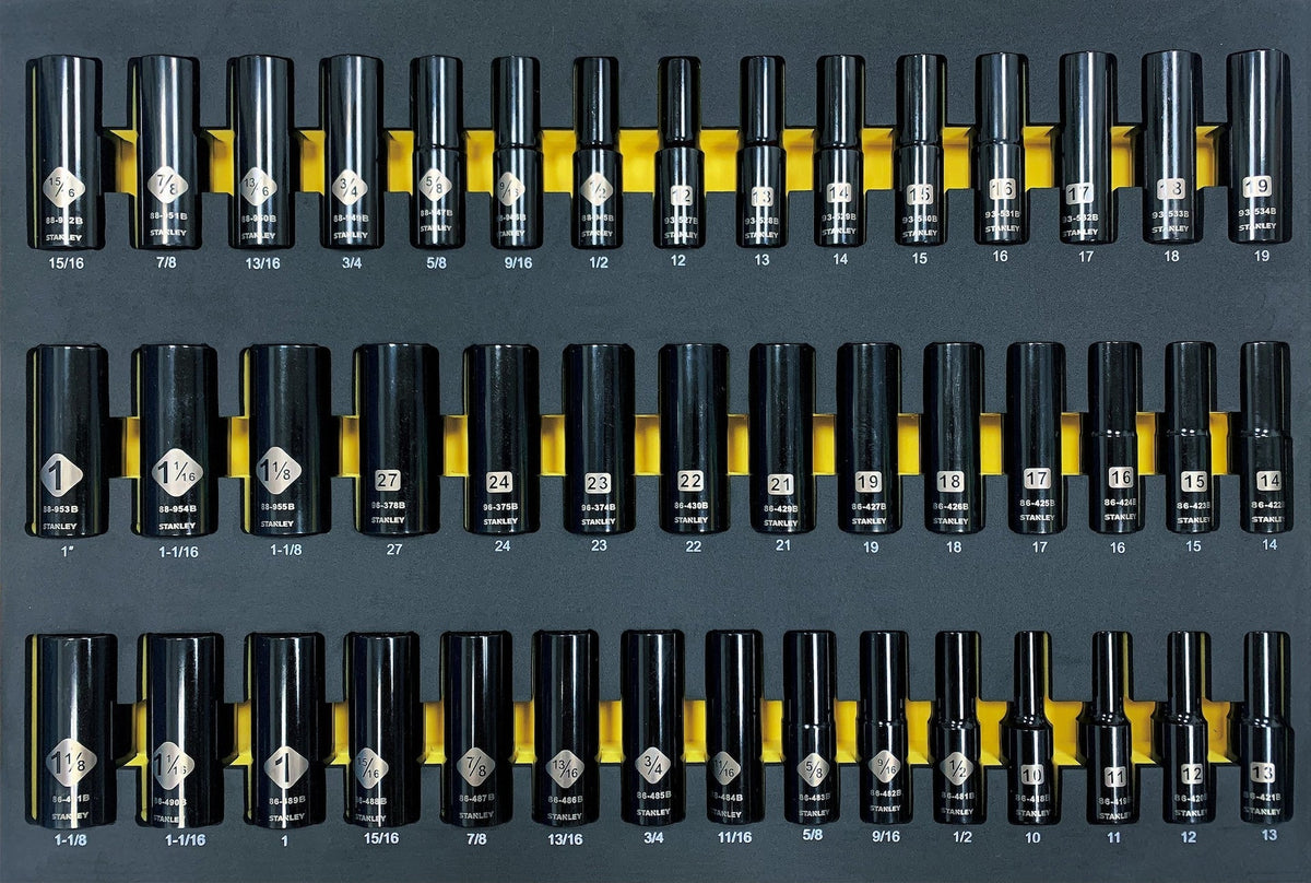 Professional Grade Black Chrome Socket Set, SAE/Metric, 427-pc D8G2 - product image 8