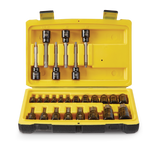 Professional Grade Black Chrome Torx Bit Socket Set, 26-pc, SAE/Metric B0G7 - product image 3