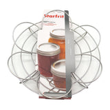 Stainless Steel Reversible Canning Rack, Holds 7 x 500 mL or 4 x 1-L Glass Mason Jars O3X4 - product image 1