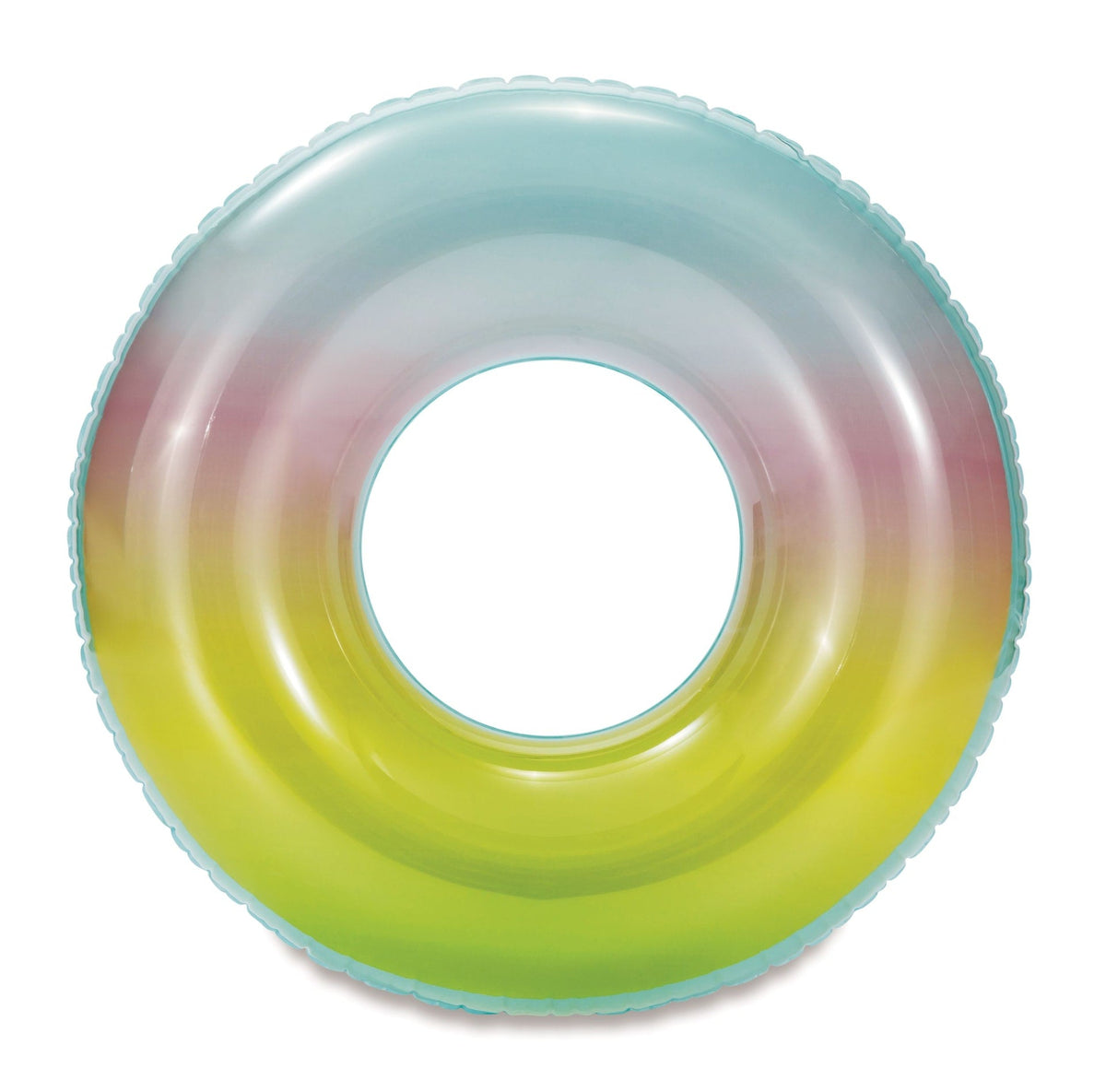 and Finn Inflatable Round Ombre Pool Swim Float/Tube, 36-in N4Z0 - product image 1
