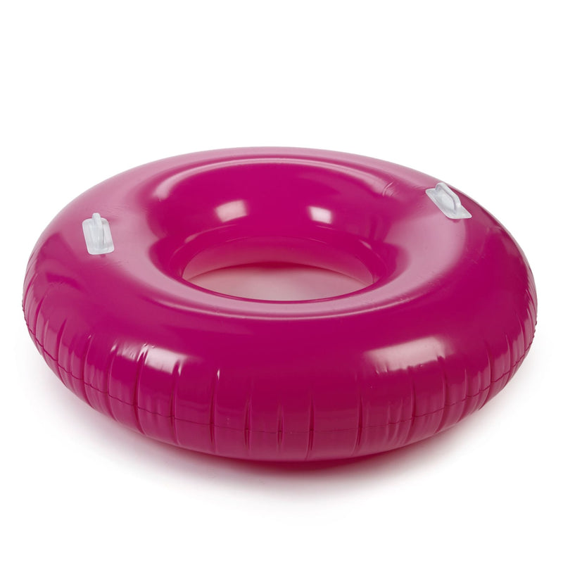 & Finn Inflatable Round Pool Swim Tube, 40 x 10-in, Assorted Colours F2H6