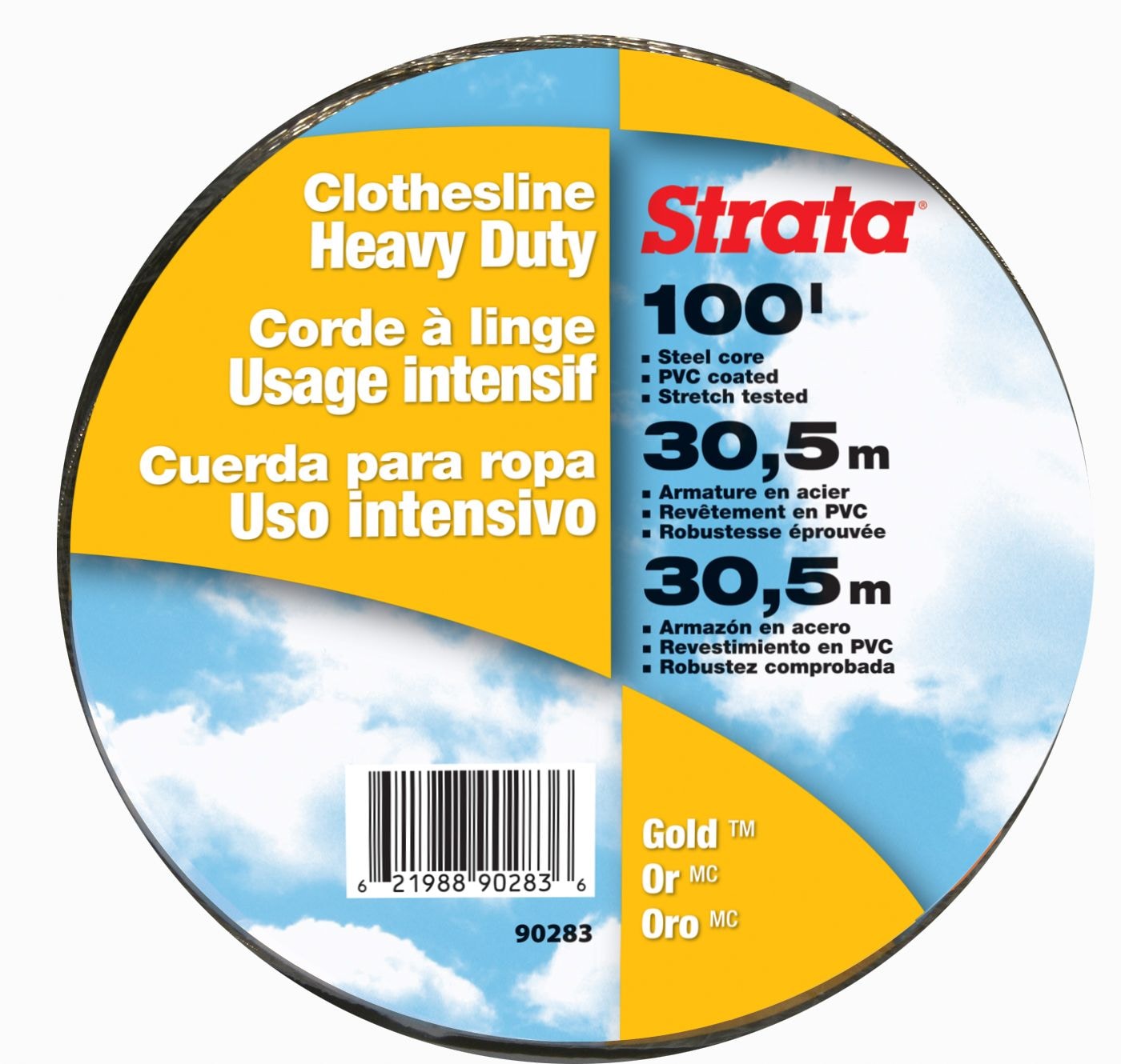 Gold Heavy Duty Clothesline, 100-ft X1M3 - product image 1