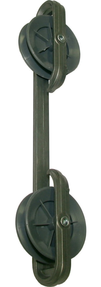 Zinc Clothesline Spacer with Wheels, 10-in K4Y5 - product image 1