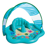 School Inflatable Baby Splash Mat with Canopy, 28-in, Ages 6-18m C5V5 - product image 1