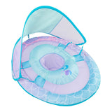 Baby Spring Pool/Water Float with Removable Sun Canopy, Mermaid Design, Ages 9-24m Q8D2 - product image 1