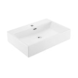 Claire Rectangle Wall-Mount Bathroom Sink, 24-in U5R0 - product image 2