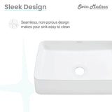 Concorde Rectangle Ceramic Vessel Sink A2J7 - product image 3