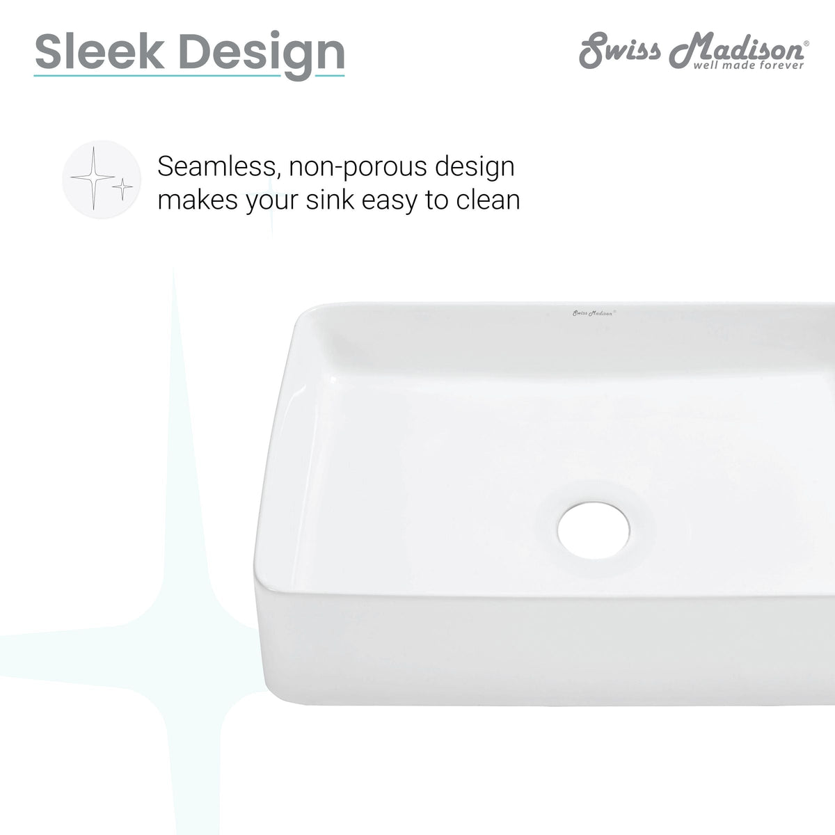 Concorde Rectangle Ceramic Vessel Sink A2J7 - product image 3