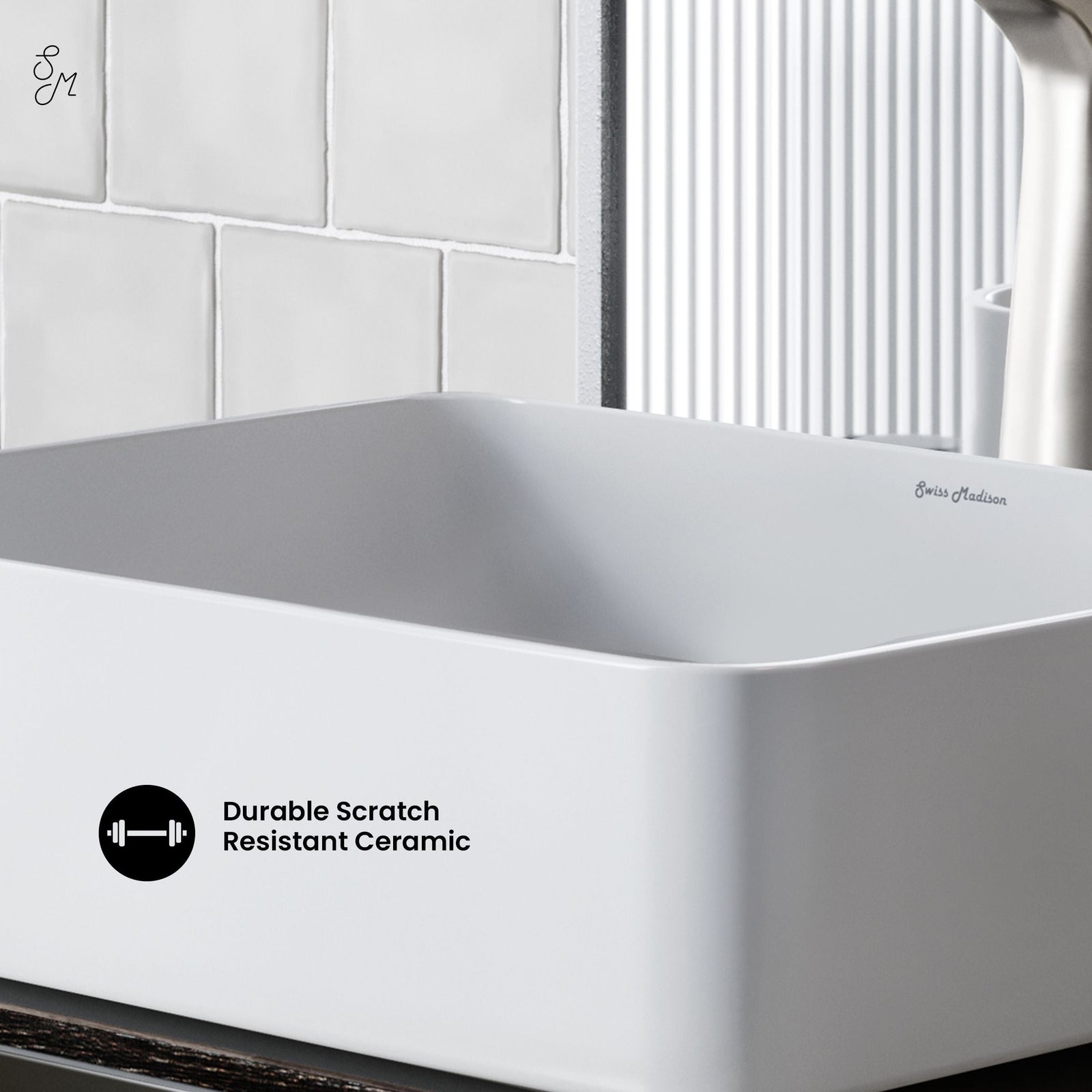 Concorde Rectangle Ceramic Vessel Sink A2J7 - product image 5