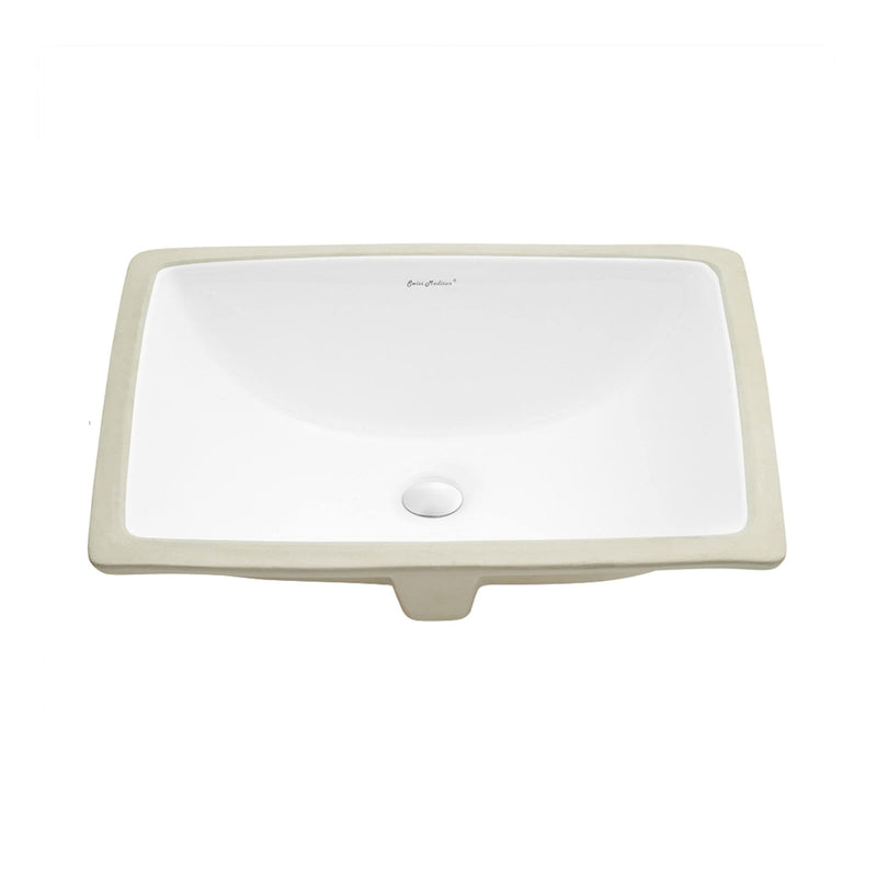 Plaisir 18.5 Rectangular Under-Mount Bathroom Sink V9C7