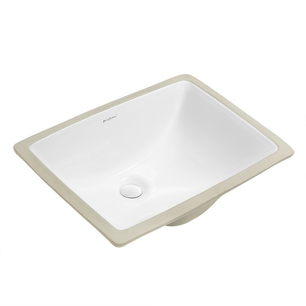Plaisir 18.5 Rectangular Under-Mount Bathroom Sink V9C7 - product image 2