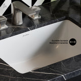 Plaisir 18.5 Rectangular Under-Mount Bathroom Sink V9C7 - product image 5