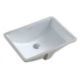 Plaisir Rectangular Undermount Bathroom Sink, 21-in C9B3 - product image 2