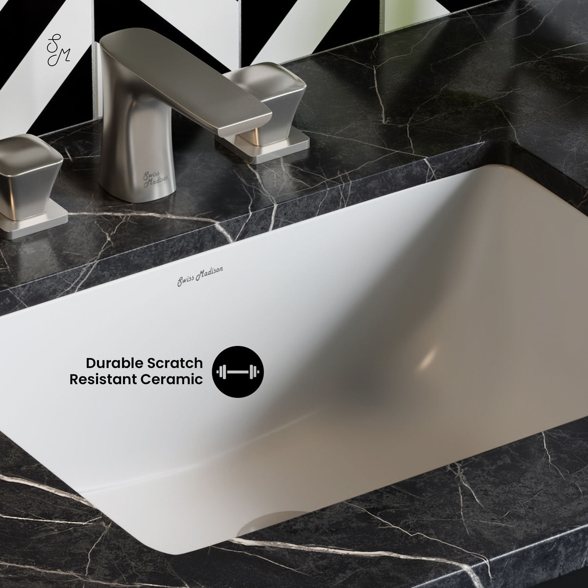 Plaisir Rectangular Undermount Bathroom Sink, 21-in C9B3 - product image 5