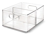 The Home Edit by iDESIGN Clear Stackable Divided Deep Organizing Storage Bin, 11.5-L M7N3 - product image 1
