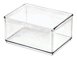 The Home Edit by iDESIGN Clear Stackable Medium Shallow Organizing Storage Bin, 1.2-L J8V3 - product image 1