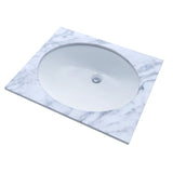 17x14-in Oval Vessel Cotton Undercounter Sink/Lavatory N8Z6 - product image 1