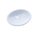 17x14-in Oval Vessel Cotton Undercounter Sink/Lavatory N8Z6 - product image 2