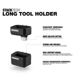 StackTech Long Tool Holder for StackTech Toolbox, Black S4B4 - product image 4