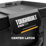StackTech Middle Portable Modular Plastic/Metal Tool Box with Inner Tray, IP65-Rated, Black K0C7 - product image 6