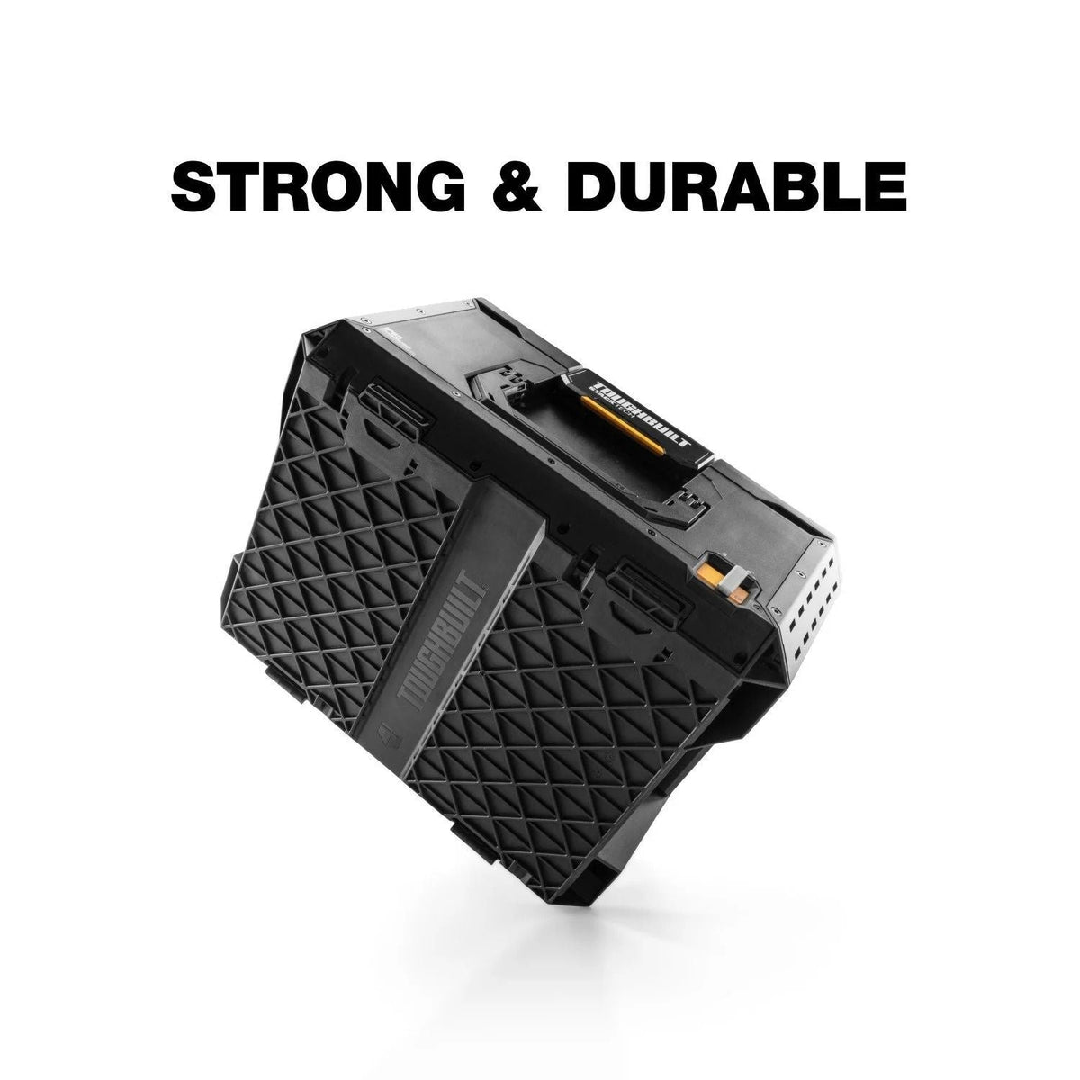 StackTech Middle Portable Modular Plastic/Metal Tool Box with Inner Tray, IP65-Rated, Black K0C7 - product image 8