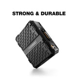 StackTech Top Portable Modular Plastic/Metal Tool Box with 4 Dividers and 4 Bins, IP65-Rated, Black T7H3 - product image 8