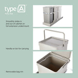 type A Double Pull-Out Storage Bin N8H3 - product image 7