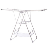 type A Heavy Duty Stainless Steel Gullwing Folding Drying Rack, 62.5 x 23.3 x 44-in K7D0 - product image 1