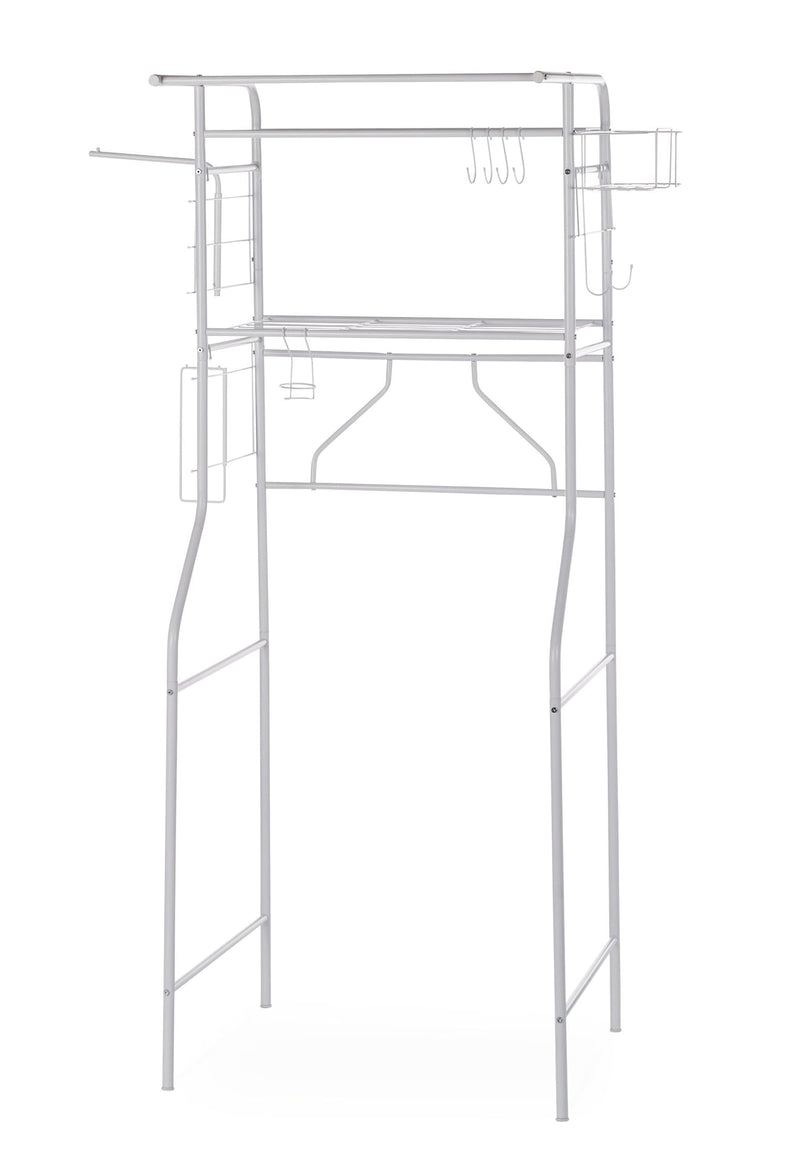 type A Linear Single-Unit Laundry Organization System, White J1M4
