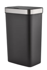 Type A Resin Rectangular Auto Indoor Refuse Bin, Motion Sensor Lid, Black, 50-L D1O2 - product image 1