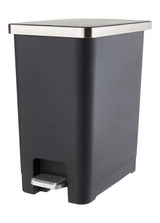 Type A Slim Black Resin Garbage Can, 15-L Q4C9 - product image 1
