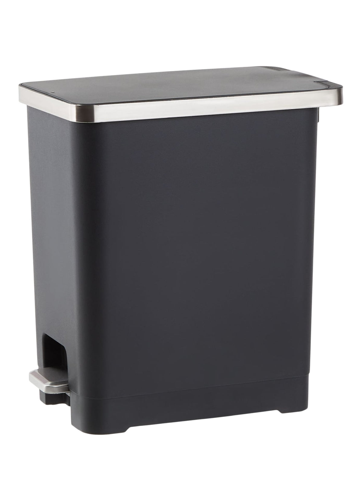 Type A Slim Black Resin Garbage Can, 15-L Q4C9 - product image 4