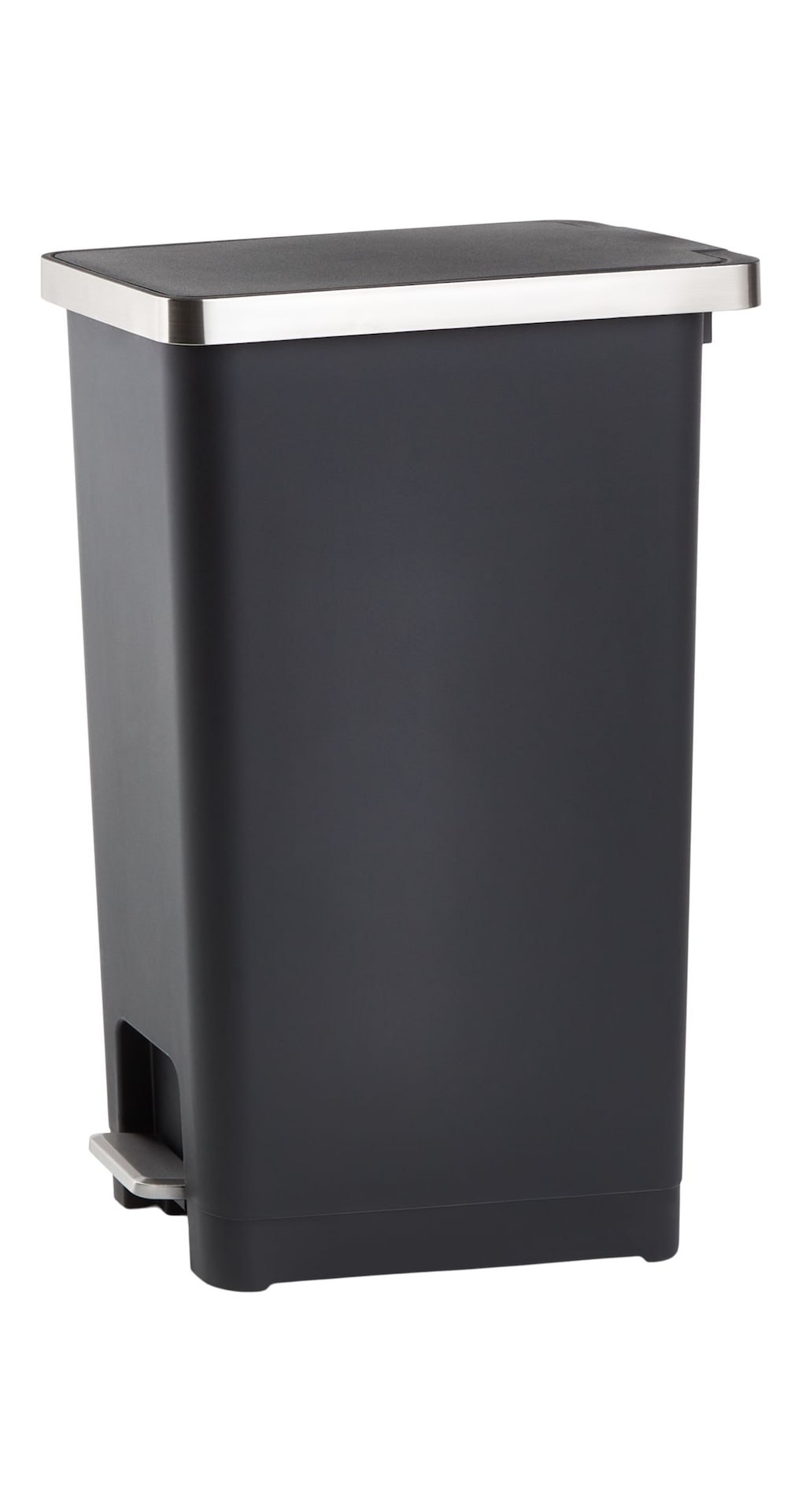 type A Slim Black Resin Garbage Can, 45-L N4P9 - product image 3