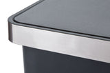 type A Slim Black Resin Garbage Can, 45-L N4P9 - product image 4