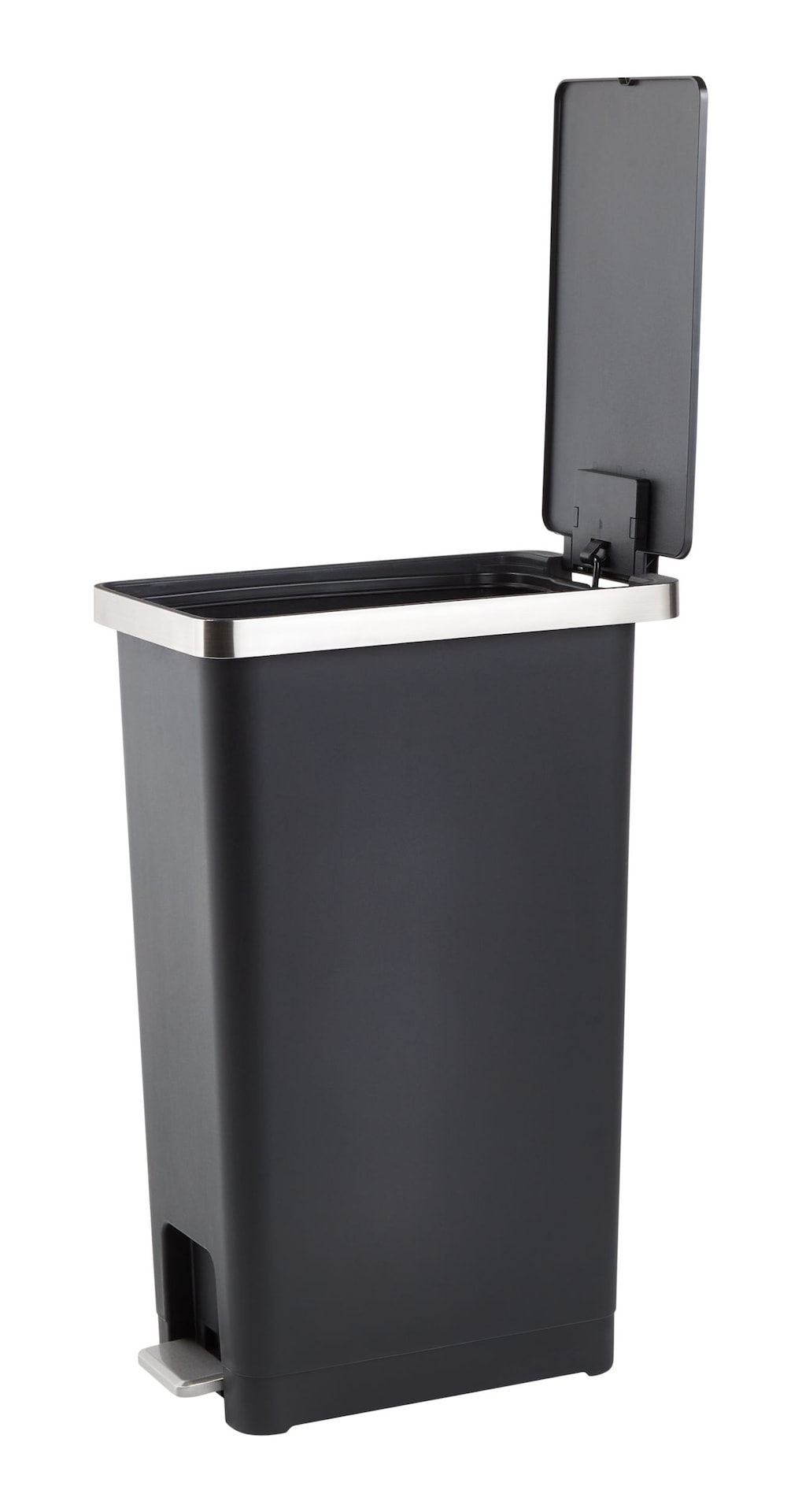 type A Slim Black Resin Garbage Can, 45-L N4P9 - product image 5