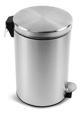type A Stainless Steel Circular Step Garbage Can, 20-L Y9O0 - product image 1