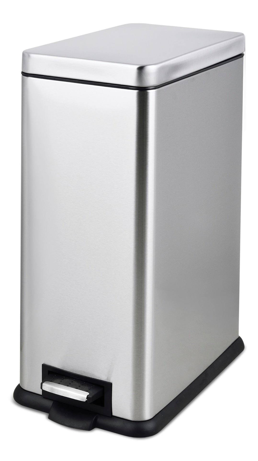 type A Stainless Steel Rectangular Step Garbage Can, 30-L N8Y0 - product image 1