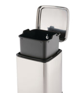 Type A Stella Stainless Steel Rectangular Step Indoor Refuse Container, B4-L Z6A3 - product image 2