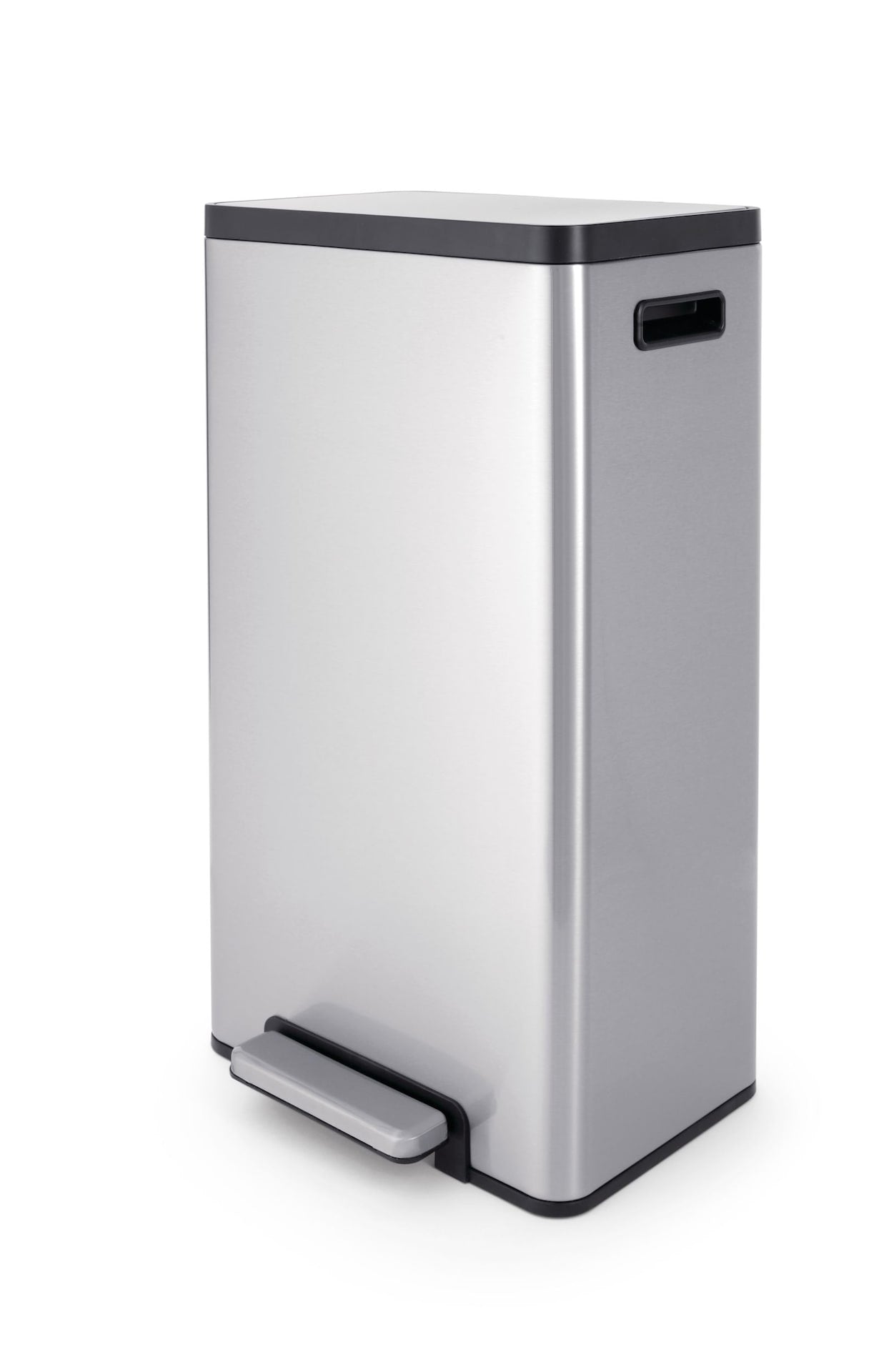 type A Wide Stainless Steel Rectangular Step Garbage Can with Slow Close Lid, 30-L E4C5 - product image 2