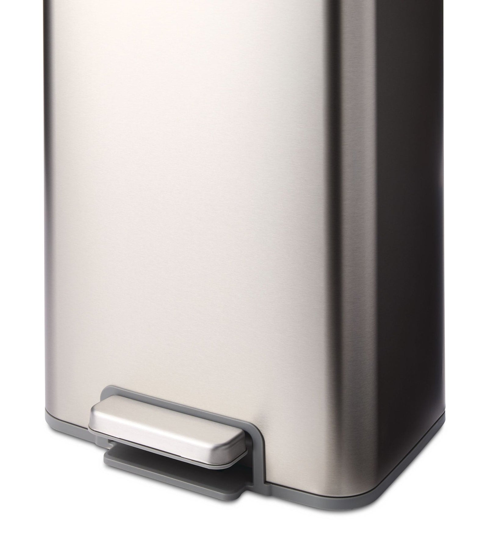 type A Wide Stainless Steel Rectangular Step Garbage Can with Slow Close Lid, 30-L E4C5 - product image 3